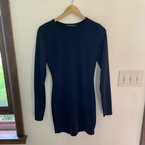 Black mini dress